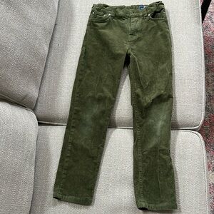 Boys olive green Vineyard vines, corduroy pants